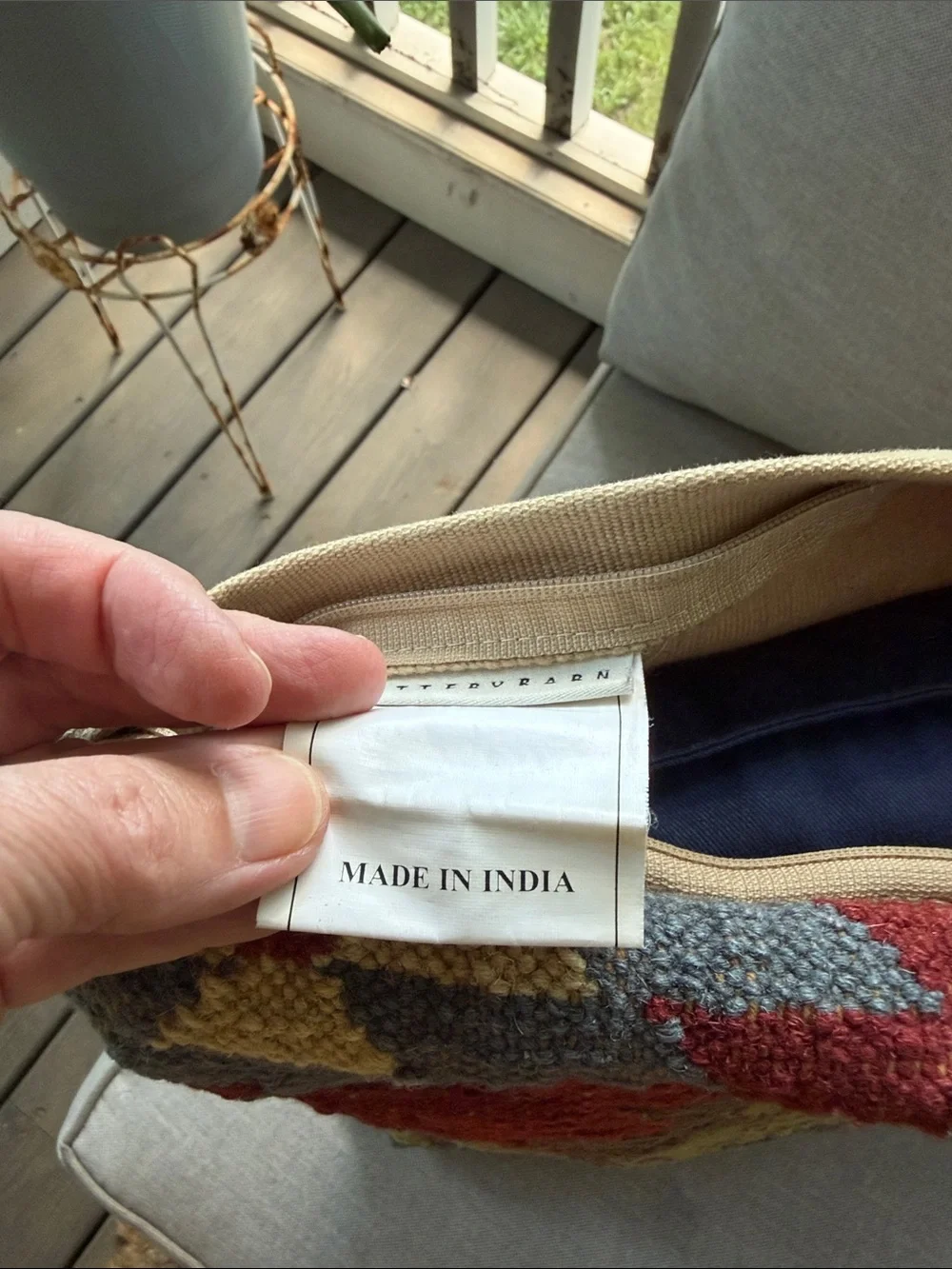 NWOT Pottery Barn kilim pillows (2)
